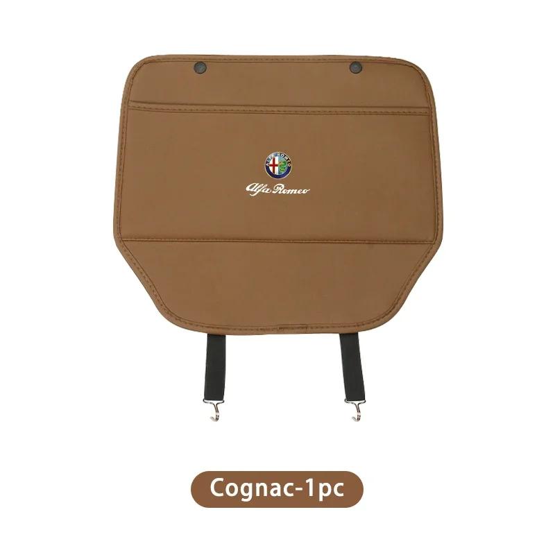 Car Seat Anti Kick Protector Pad Anti Scratch And Dirt Resistant For Alfa Romeo GT Stelvio F1 Brera Volante Tonale Gloria Disco