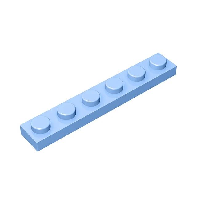 20Pcs MOC Parts 3666 Plate 1 X 6 Compatible Bricks DIY Assmble Building Blocks Particle Kid Puzzle Assmble Toy Gift