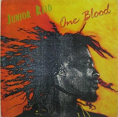 LP Record JUNIOR REID  One Blood JRLP001 J.R. Production 1989 Jamaica Reggae Ska  Dub Used