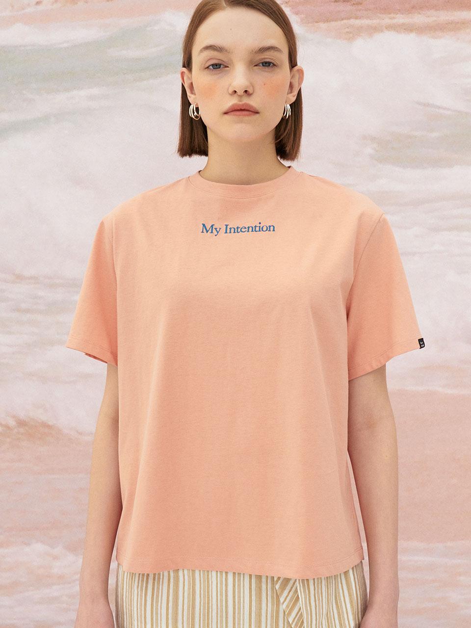 Ed Mang 5S Supima Cotton Silket T-Shirt (Pink) Free Size