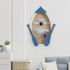 Key Holder for Wall Home Decor Ornaments Mediterranean Style Wood Craft Art