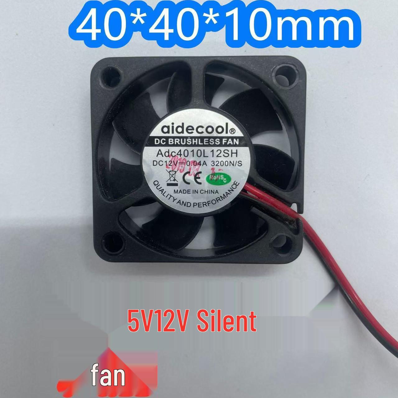 

Aidecool Silent Fan Adc4010M05SH 5V 12V for Moxibustion Device/Game Controller Customizable Terminal