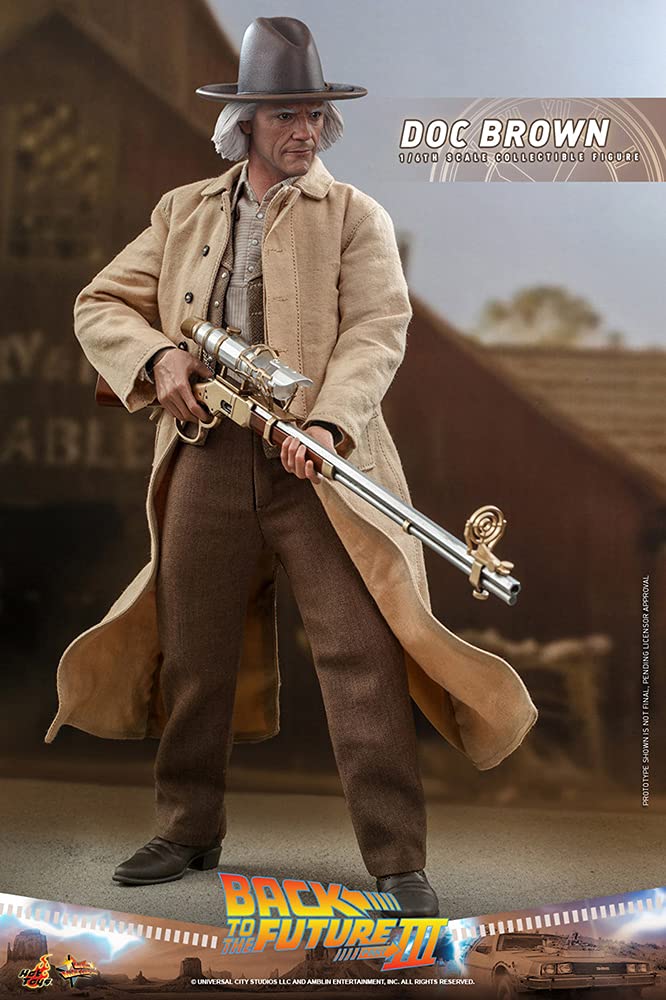 Movie Masterpiece Back to the Future PART3 Emmett Brown Scale Figure Dr. 1/6