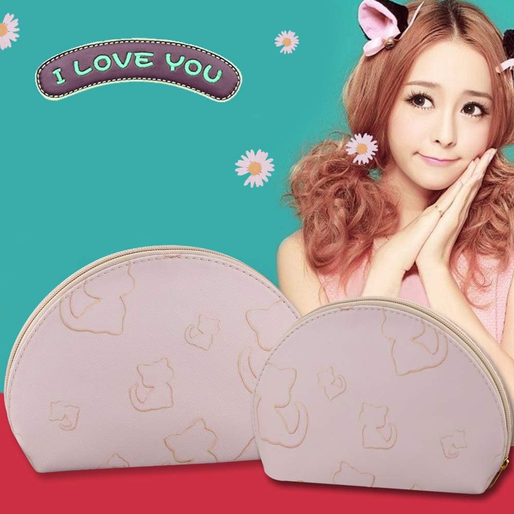 Cat and Floral Print Cosmetic Pouch Set of Perfect for and Perfect for Carrying On Small Cute and Stylish F.ZH 4, Travel, Travel, Toiletries, Items,