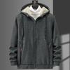 Herren Winter Kapuzenjacke Dicke Warme Zip Up Kapuzenjacke Für Herbst Winter