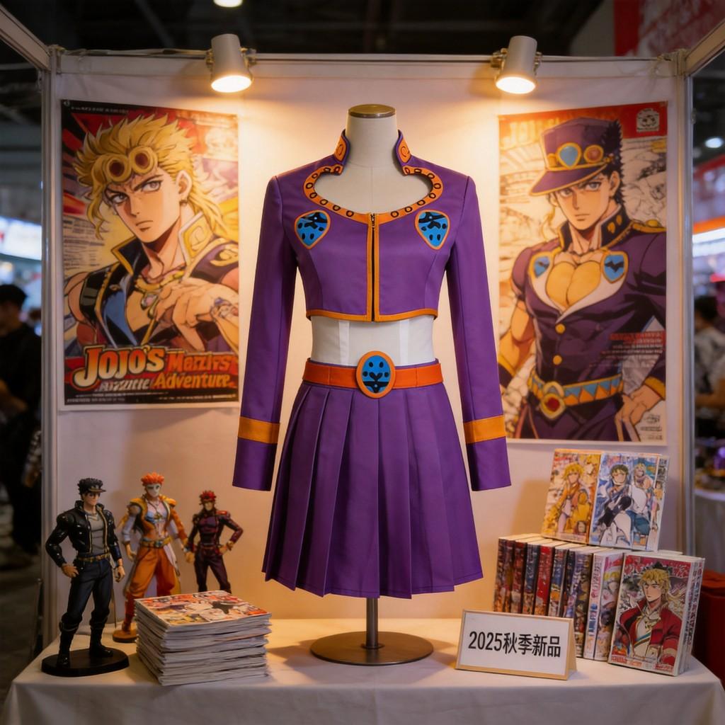 Jojos Bizarre Adventure Giorno Giovanna Cosplay Costume For Women With Polyester Fabric For Anime Role Play
