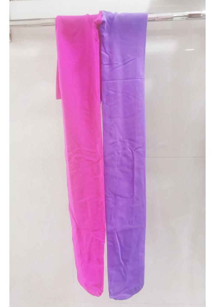 Damen asymmetrische Yin Yang Schwarz-Weiß Samtstrumpfhose
