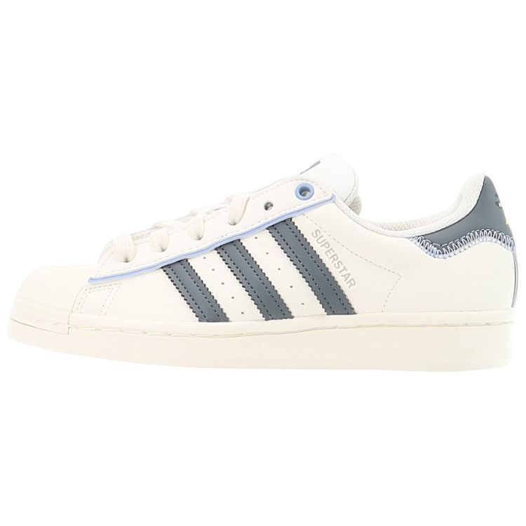 Adidas Originals Superstar Leather Classic Shell Toe Low-Top Sneakers Unisex Sneakers White Gray GY0009