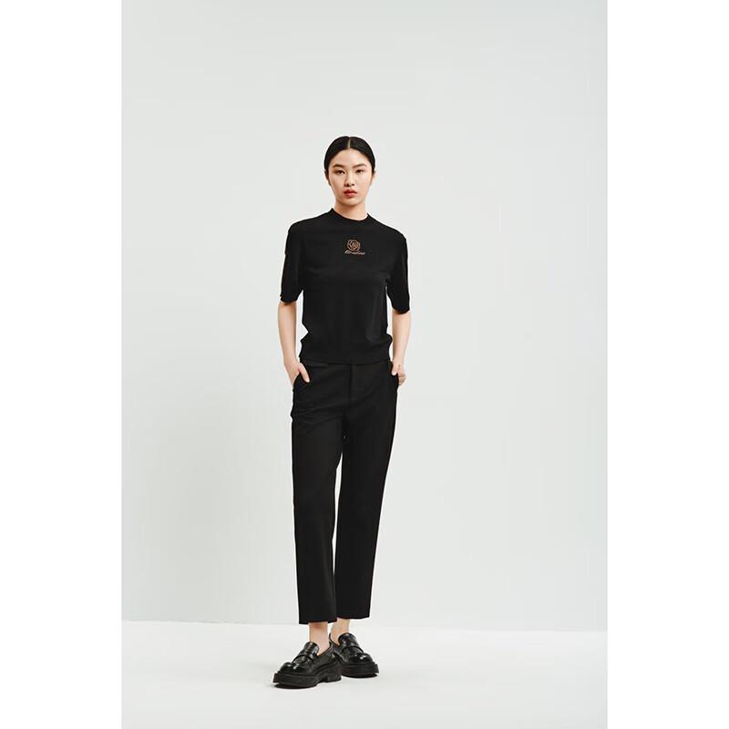 

Gejin Elegant Short Sleeve Knit Sweater L