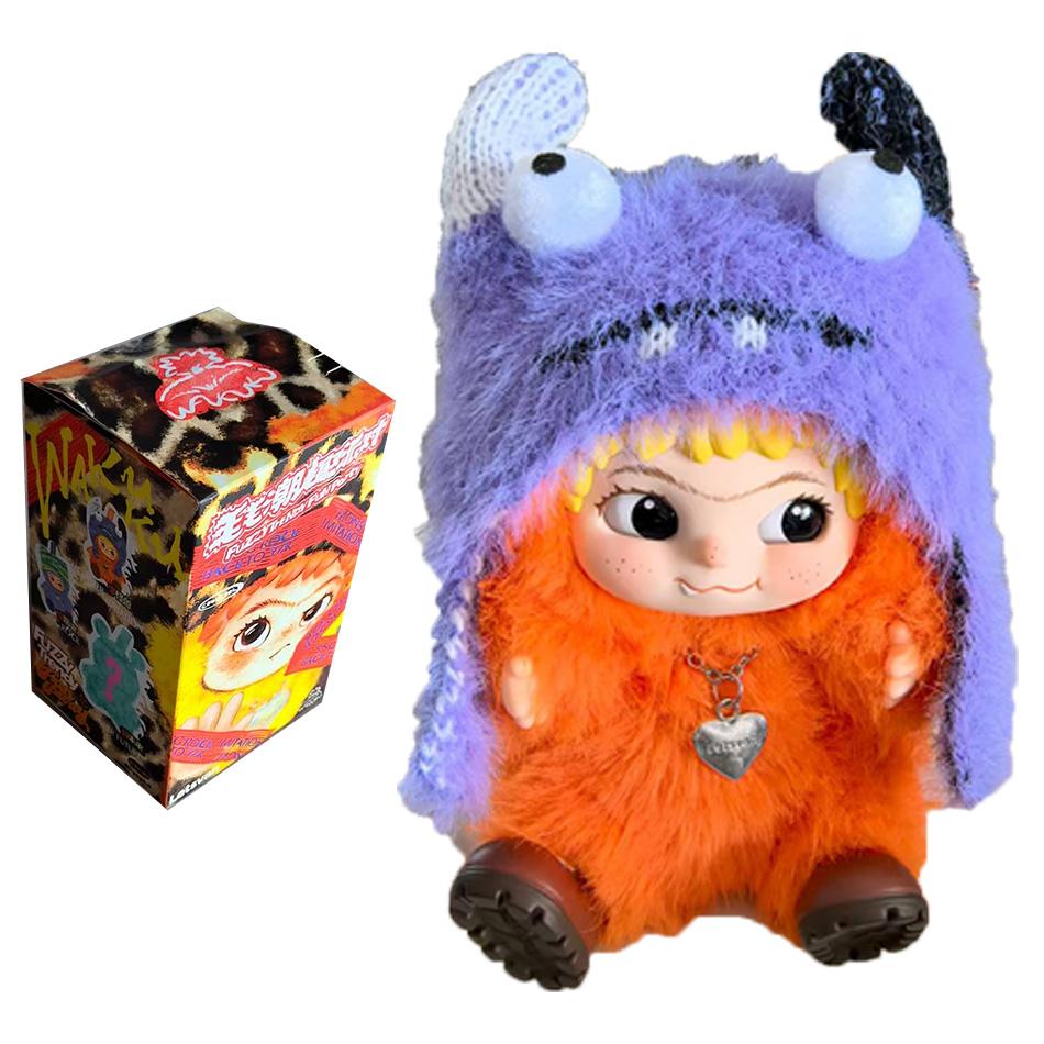 Genuine Letsvan Wakuku Mysterious Blind Box Fuzzy Trendy Fun Party Plush Collection Kid Toy Kawaii Figurine Doll Surprise Gift