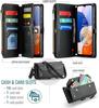 for Samsung Galaxy A14 Wallet Case with RFID Protection, Card Slots, Kickstand, Detachable Strap – Shockproof PU Leather Flip Crossbody Phone Cover