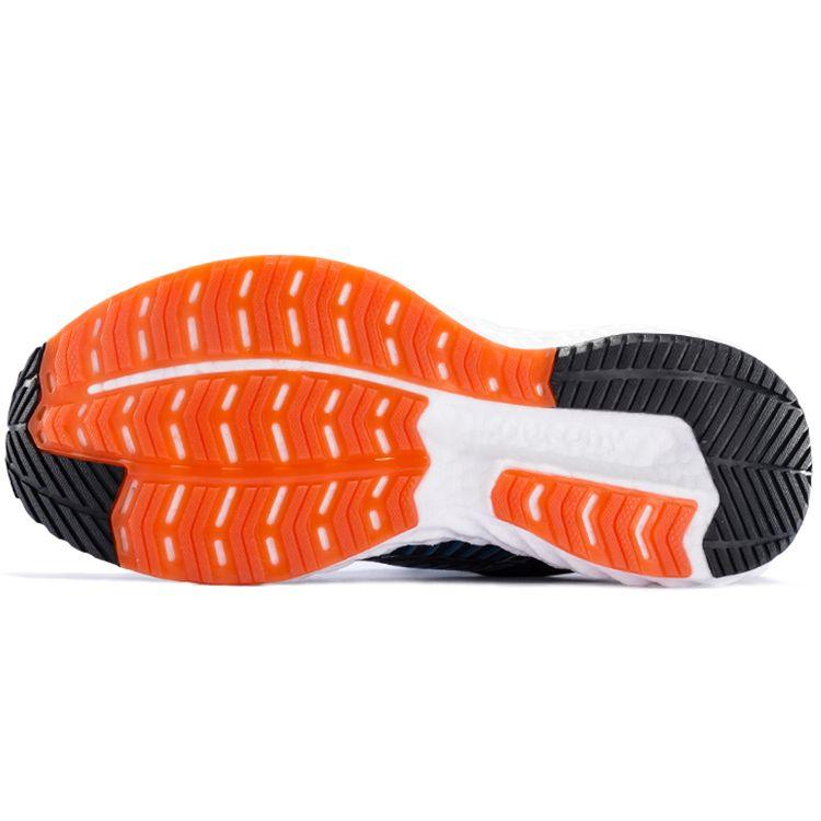 SAUCONY Triumph 17 Victory Flagship Mesh Cushioning Non-Slip Breathable Lightweight Rebound Low-Top Running Shoes Men Sneaker Blue Black S20546-25