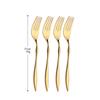 Gold Stainless Steel Tableware Set Knife Fork Spoon Western Style Dinnerware Cutlery Set Dinner Flatware Set