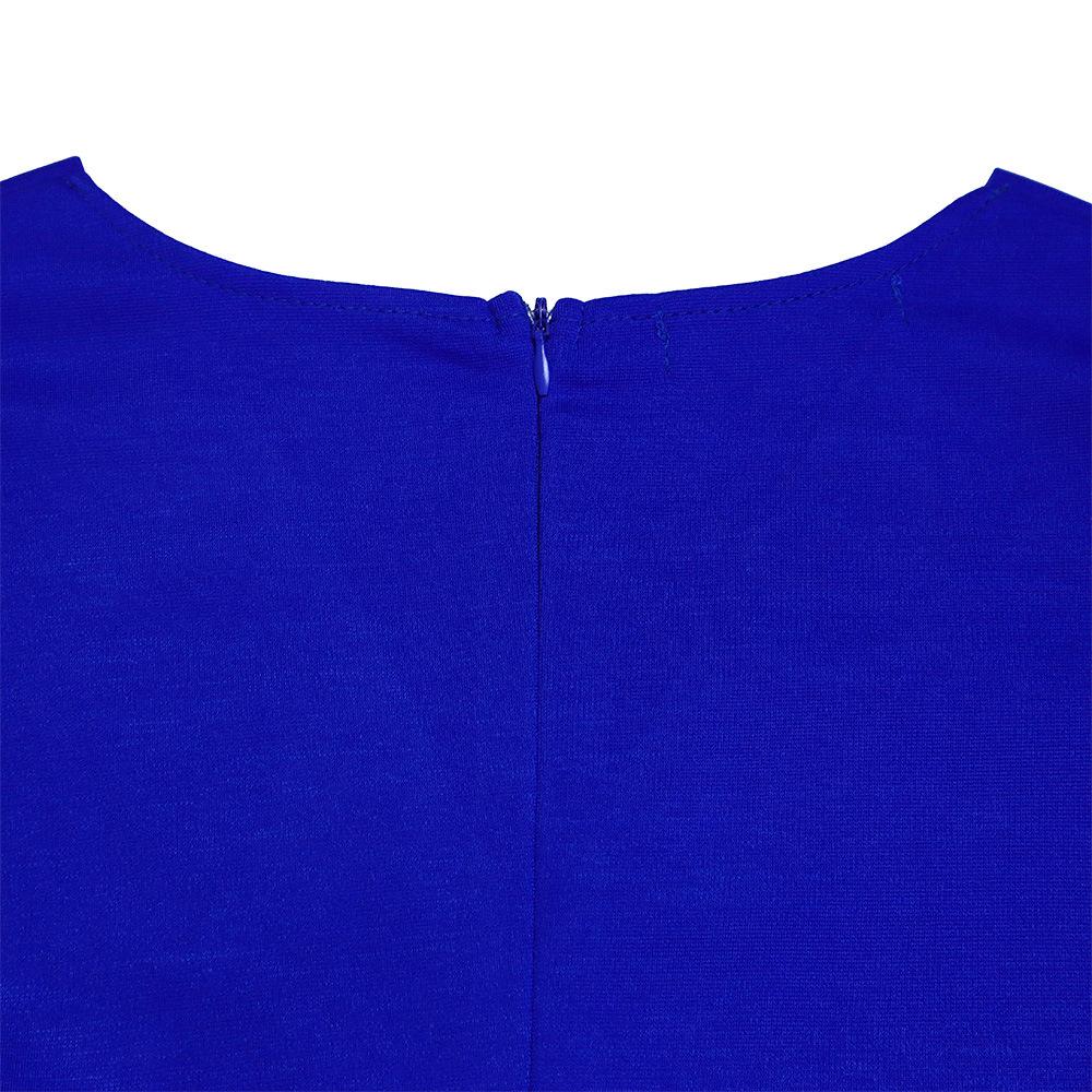 Velké velikosti Ženy Letní móda Šaty s nabíranými rukávy Výstřih do V Dámské Elegantní Jednodílné šaty s pevným rozparkem a páskem