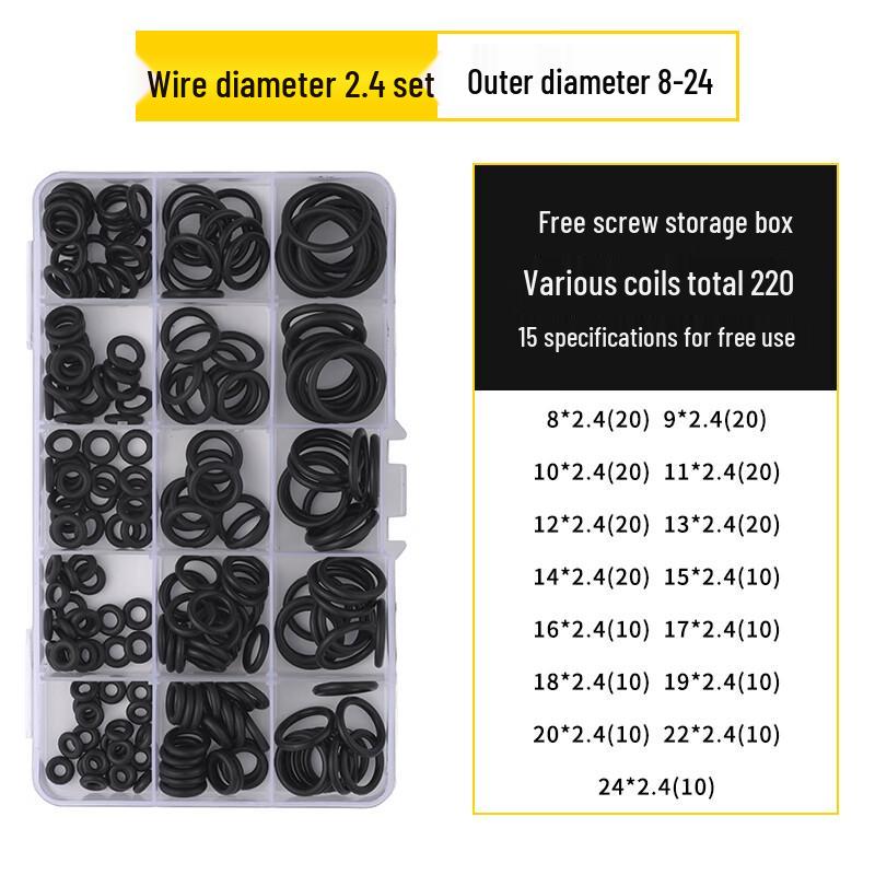 Nitrile Rubber O-Ring Seal Kit