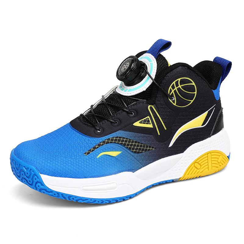 Breathable mesh basketball shoes children's men's and women's 2025 spring new classmate sports shoes teenagers and older children's running shoes