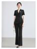 2026 Women's Summer Professional Suit: Short Sleeve Formal Fashion for Hotel Reception and Jewelry Store Workwear