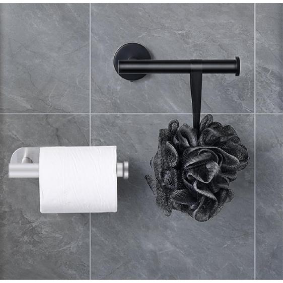 Adjustable Self Adhesive Toilet Paper Towel Holder SUS304 Stainless Steel, Suction Cup Paper Towel Holder, No Drill No Drill Tissue Organizer for