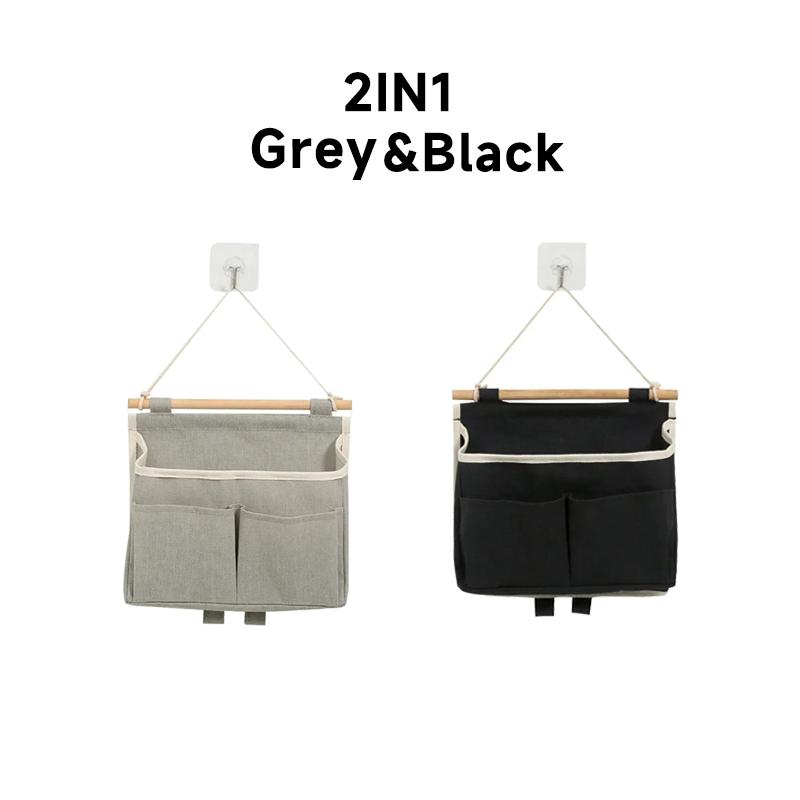 1/2/3PCS Wall Mounted Storage Bag Snack Storage Hanging Bag Sundry Storage Bag Underwear Storage Bag Home Decoration