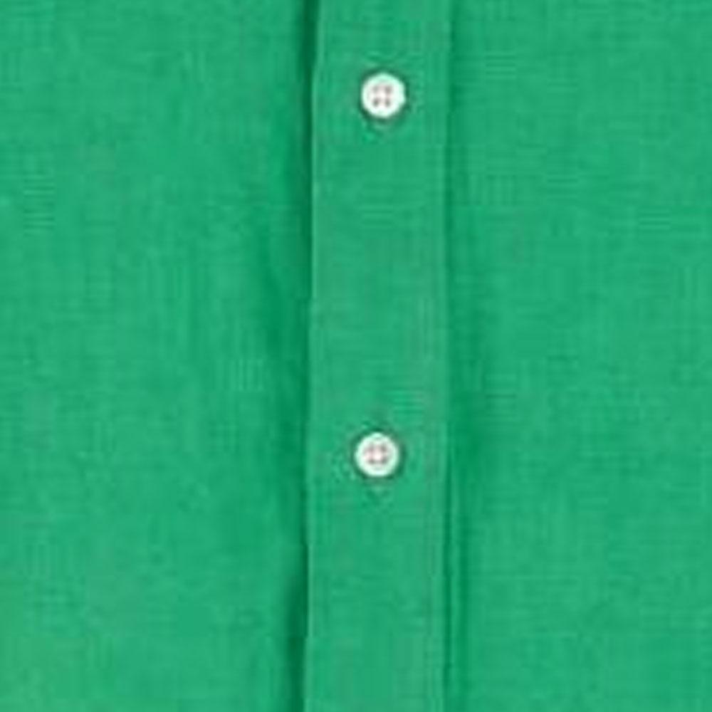Polo Ralph Lauren Solid Color Polo Collar Single Breasted Long Sleeve Shirt Women Shirts Green 211920516-013