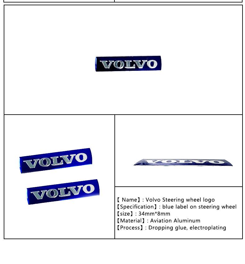 Acessórios de Decoração com Adesivo de Logotipo para Grade Frontal e Porta-malas de Carro Para Volvo Rdesign Polestar AWD V50 S60 XC60 S40 XC40 XC90 V60 S80 S90