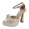 13cm Super High Heels Shoes Women Platform Pumps Fashion Thick Soled Buckle Strap Show Shoes Women's Banquet Party Shoes