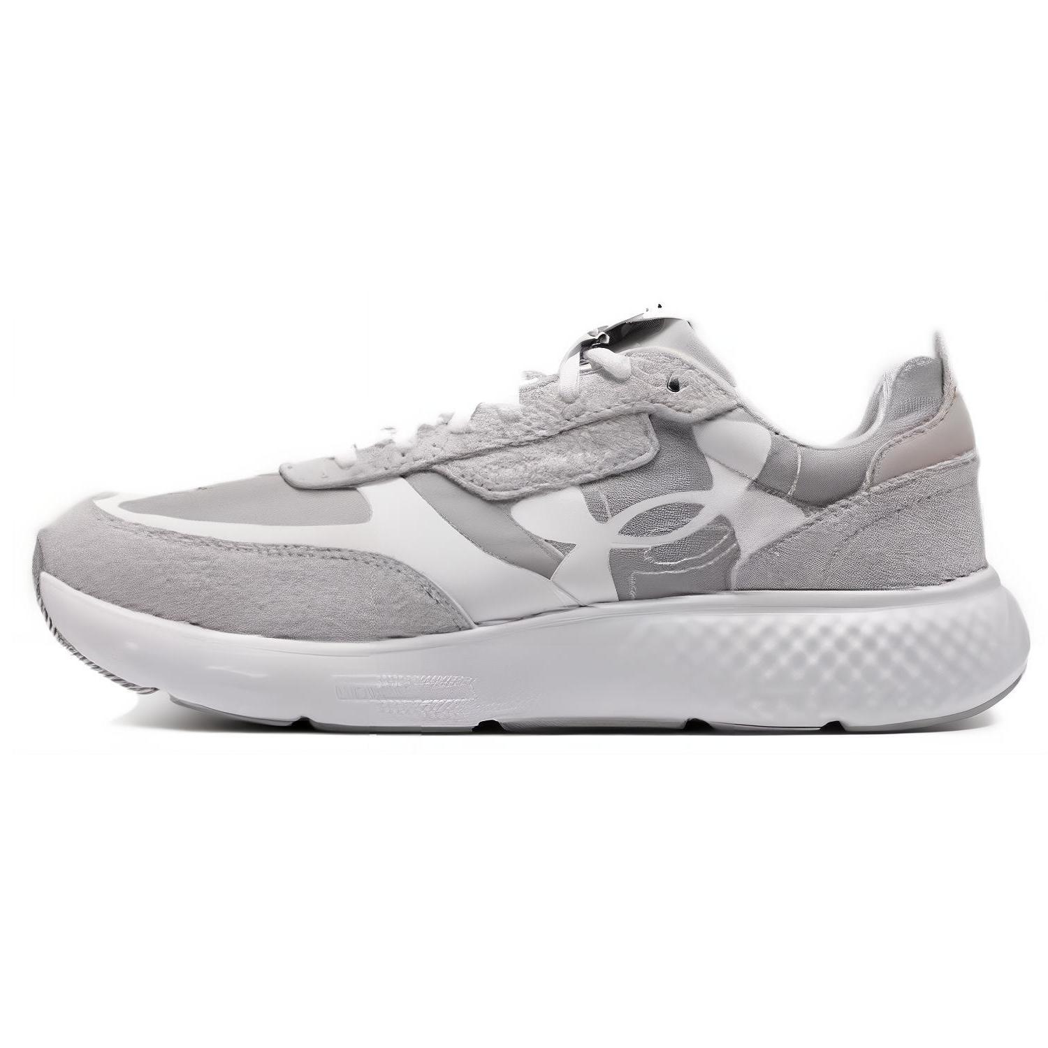 Мужские низкие кроссовки для бега Under Armour Серый Белый 3028612-102 42.5