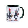 Wallace and Gromit Line Up Feathers McGraw Mug