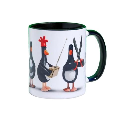 Wallace and Gromit Line Up Feathers McGraw Mug