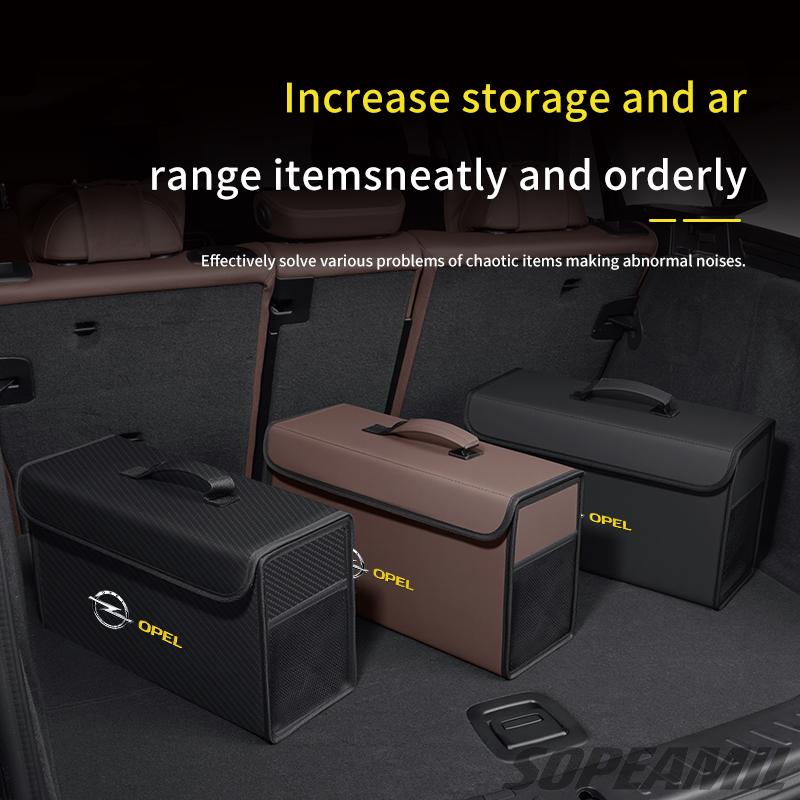 Car Trunk Organizer Box Tailbox Stowing Tidying Storage Bag For Opel OPCline ASTRA CORSA INSIGNIA MOKKA VECTRA ZAFIRA GTC Tigra