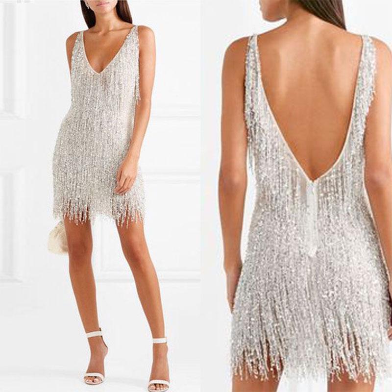 fringe sexy dress
