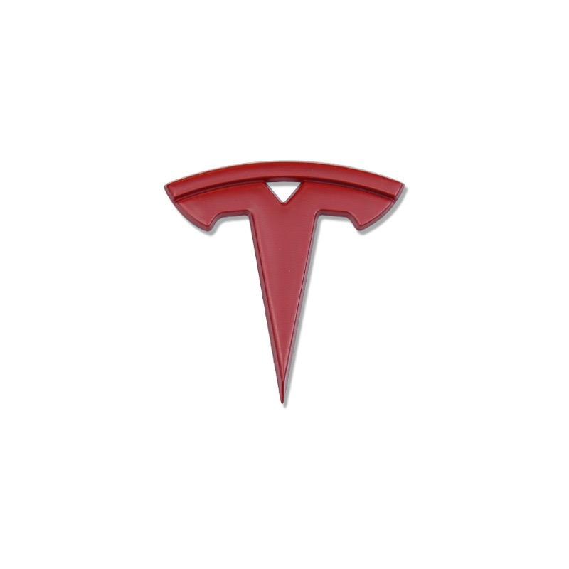 1Pcs ABS 3.5x5.3cm For Tesla SpaceX Model 3 Highland 2023 Model S X Y Y-Eur Roa Car Steering Wheel Emblem Sticker Accessories