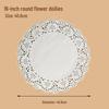 Utor Okrągły Kuchenny Papier Koronkowy do Pieczenia Absorbujący Olej