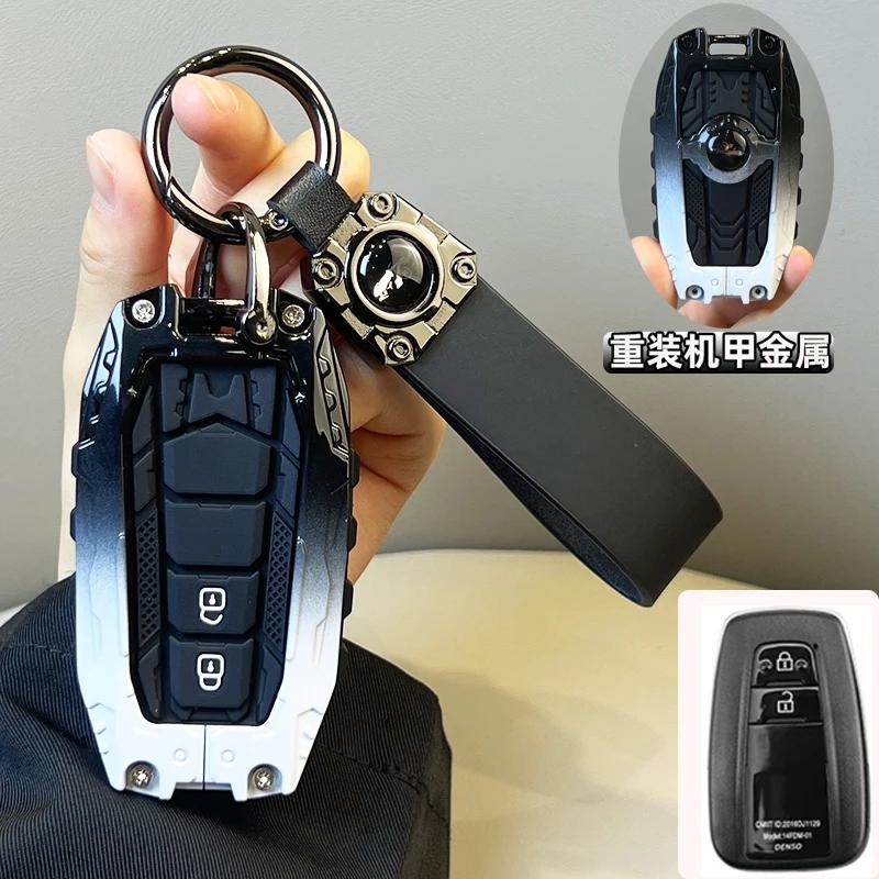 bsqrw5 Car Remote Key Case Cover for Toyota GR RAV4 Crown Hilux Fortuner Corolla SE 2023 Camry Yaris Land Cruiser Prado Venza Accessory