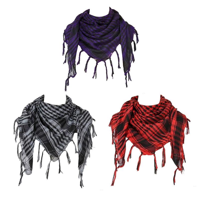 123Pcs Keffiyeh Tactical Desert Scarf Wrap Shemagh Head Neck Arab Scarf Keffiyeh Scarf Wrap For Men And Women