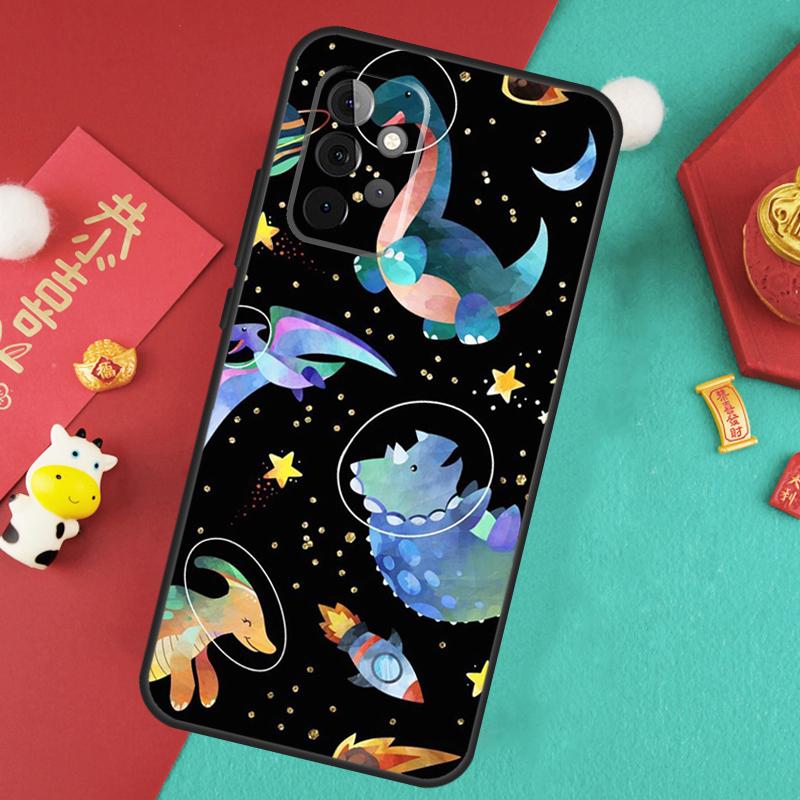 Dinosaur Collage Case For Samsung Galaxy A16 A17 A54 A34 A14 A15 A35 A55 A52 A12 A32 A13 A33 A53 A26 A36 A56