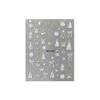 Gold Foil Christmas Snowflake Nail Stickers: 3D Embossed Self-Adhesive Nail Art Decorations