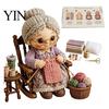 Unique Handmade Birthday Gifts Patchwork Doll DIY Kit, Cute Fabric Stuffed Figure Sewing Creative Activity for Stress Relief Floral Girl Craft