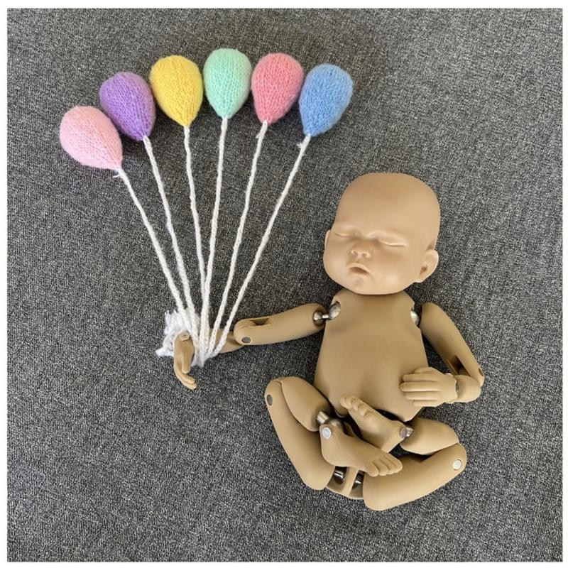Newborn Photo Posing Props Knit Balloon Photography Props Baby Photo Props Cute Photo Posing Gear Infant Photo Backdrop