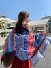New Summer Women Silk Scarf Beach Long Wrap Shawl Vintage Print Lady Sunscreen Bohemian Bandana Hijab Mujer Scarve Pareo Foulard