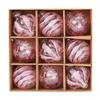 9PCS 8cm Christmas Ball Ornaments Tree Decorations for Holiday Wedding Party