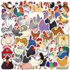 50PCS Cartoon Chicken Animal Personality Creative Sticker Desk Refrigerator Phone Skateboard Waterproof Sticker