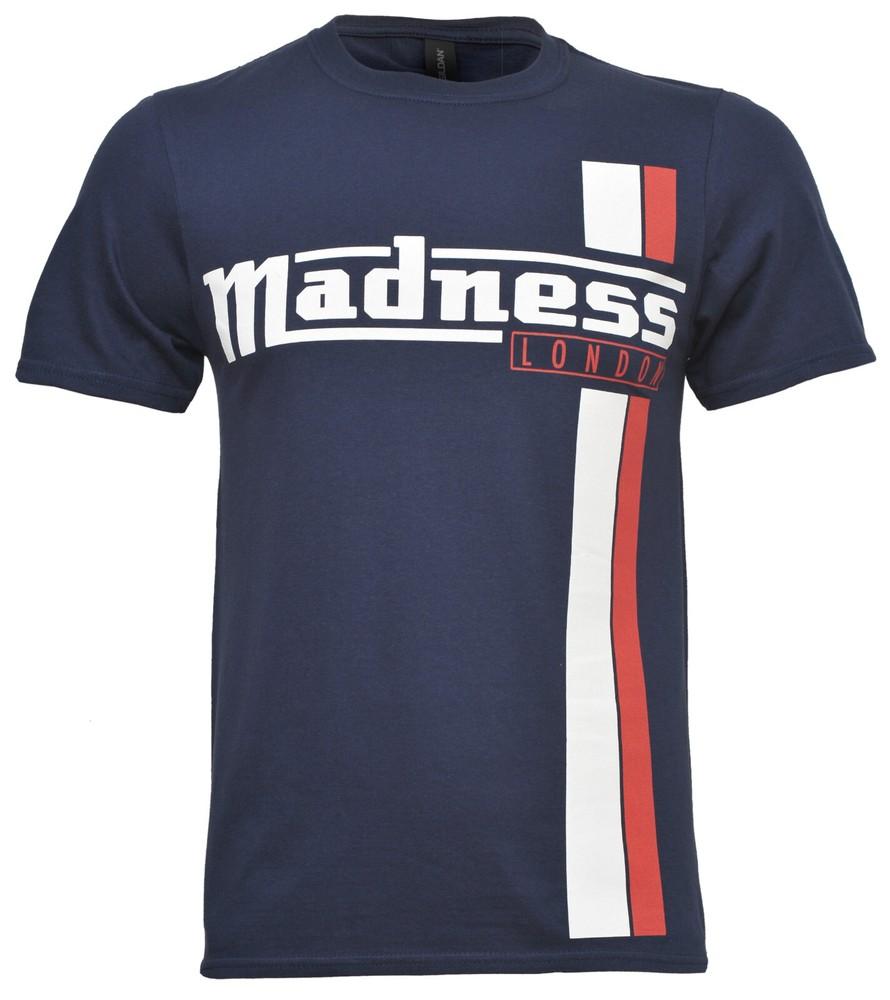 

Madness T Shirt Stripes Striped Band Logo New XL