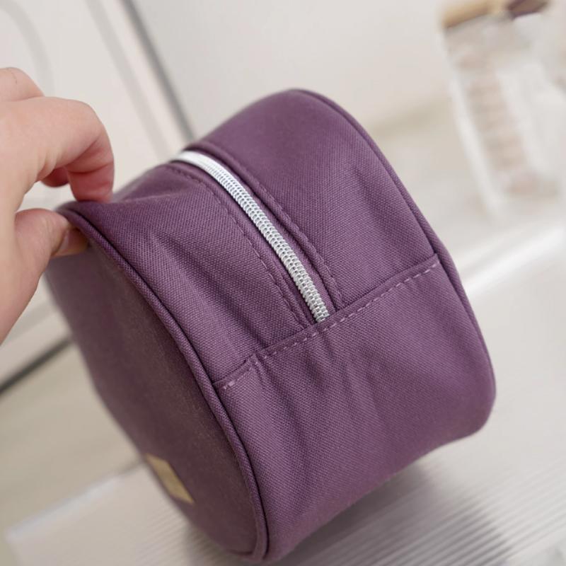 Gucci Taro Purple Canvas Handheld Makeup Storage Bag Portable Taro Purple Canvas Hand Cosmetic Storage Bag