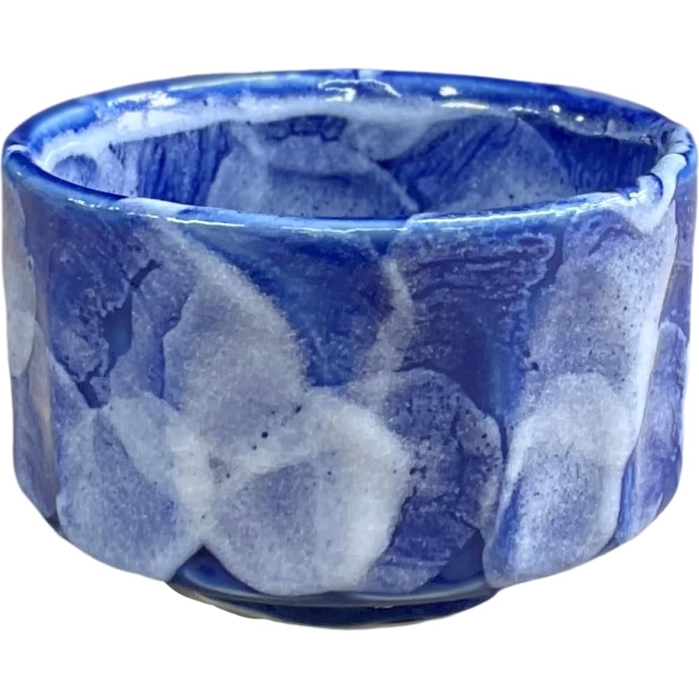 Matcha W14 x D14 x Aoshino Tosai Polygonal Matcha Mino Made in Japan Ale-net Bowl, H8.3cm, Bowl, Ware,