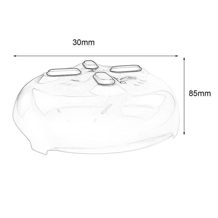 Couvercle pour micro-ondes - HOVER COVER - Anti-pulvérisation - 30cm - Transparent