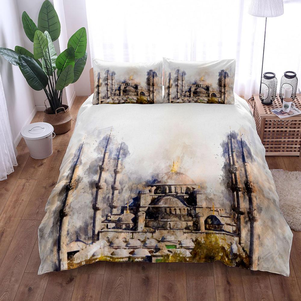 Egyptian Horus Ethnic Duvet Cover Set UK Single Double Queen King US Twin Full King Size Bed Linen Set