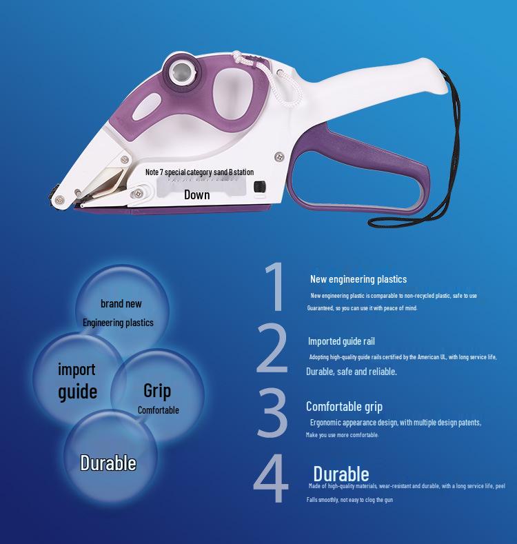 Semi-Automatic Handheld Label Applicator and Coding Gun