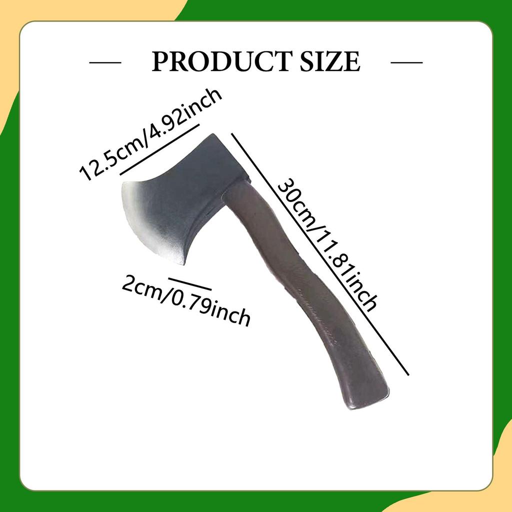 Halloween Axe Trick Props, Funny Gifts Costume Prop Toy Fake Hatchet Props for