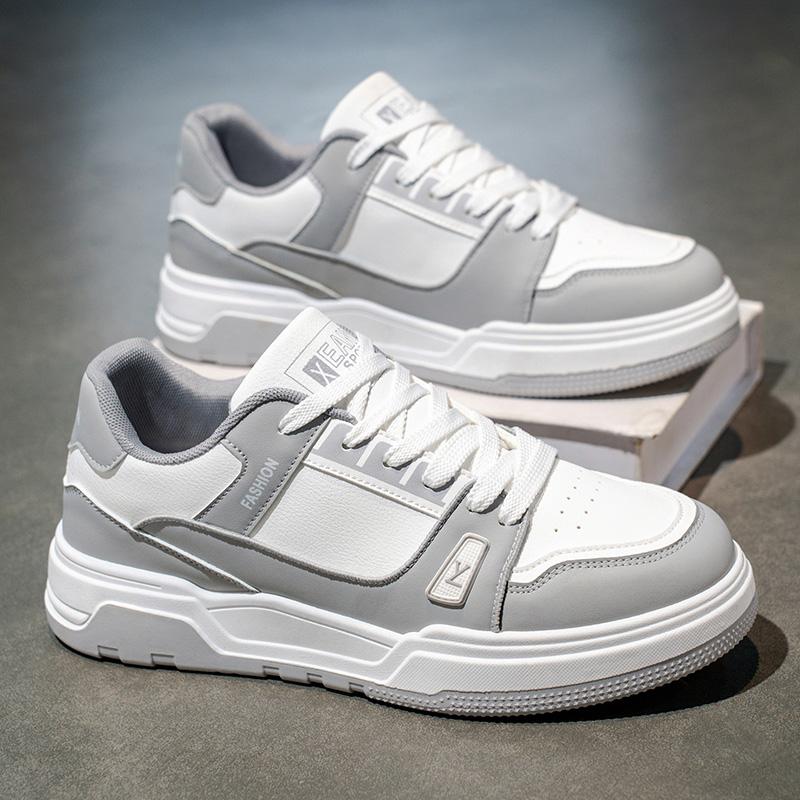 New Men's Classic Fashion Low Top Thick Sole Skateboarding Shoes Comfortable Soft Sole Basketball Sneakers